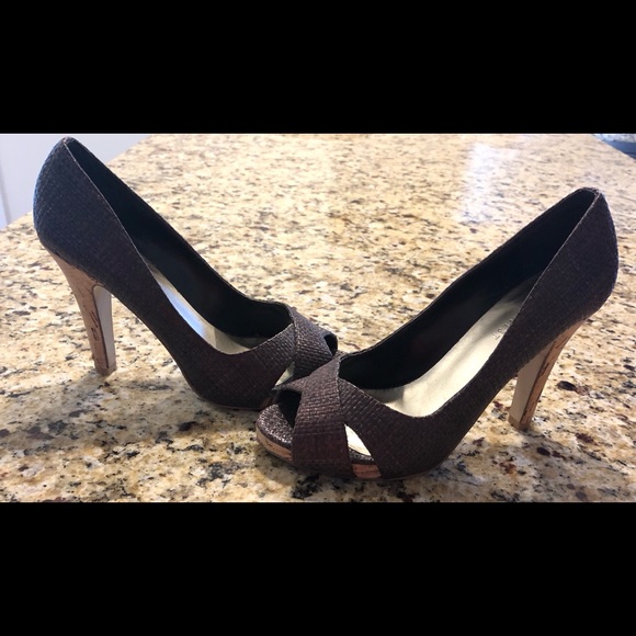 Nine West Brown Heels - Picture 1 of 4